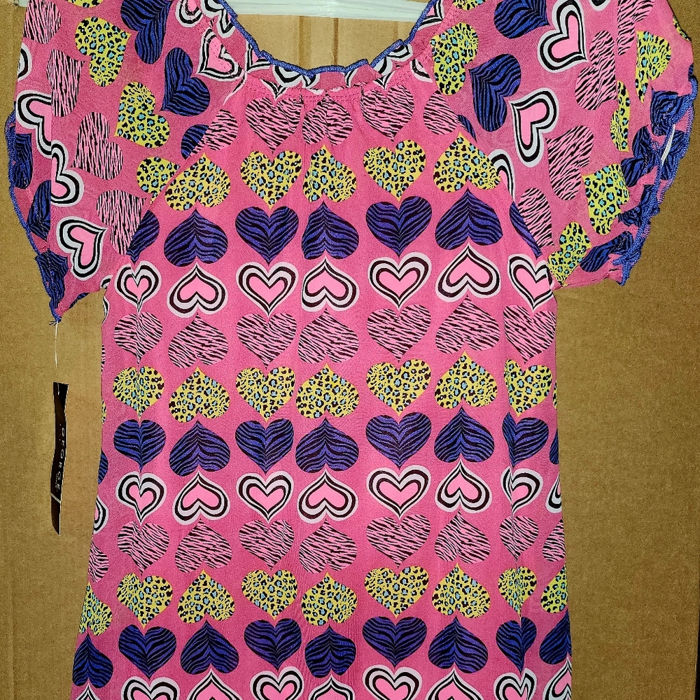 Girls Heart Top - Picture 3 of 4